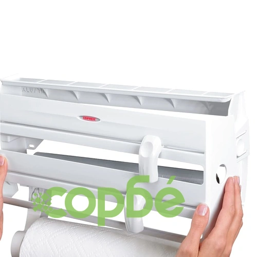 Leifheit Стенна поставка за кухненски ролки, Parat F2, бяла, 25771 ➤ топ цена ➤ sorbe.bg