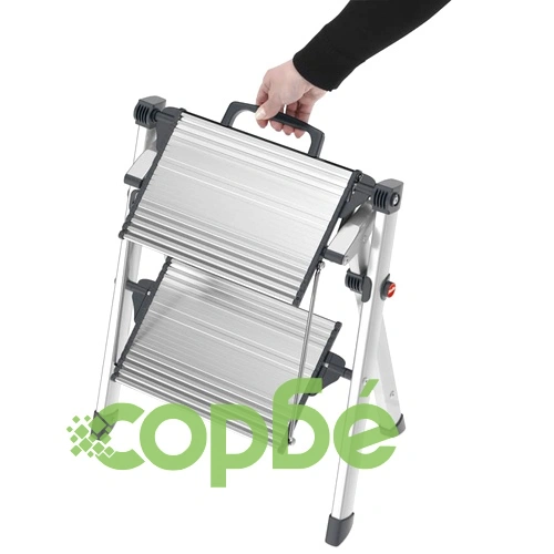 Hailo Домакинска стълба 2 стъпала Mini Comfort 45 см алуминий 4310-100 ➤ топ цена ➤ sorbe.bg
