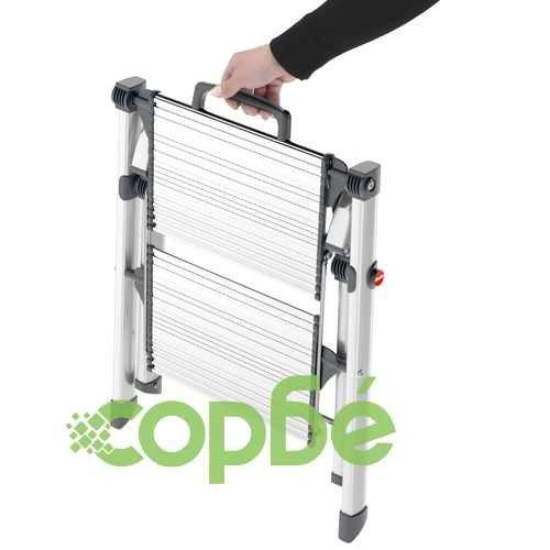 Hailo Домакинска стълба 2 стъпала Mini Comfort 45 см алуминий 4310-100 ➤ топ цена ➤ sorbe.bg