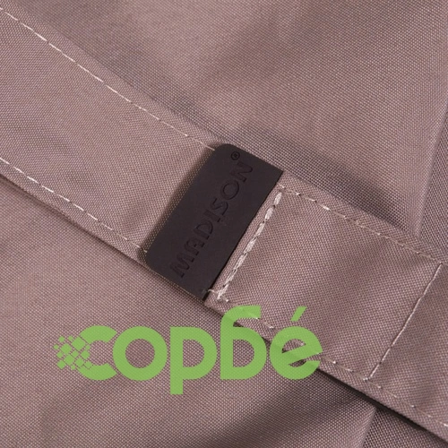 Madison Градински чадър Syros, 350 см, кръгъл, сив, PAC6P014 ➤ топ цена ➤ sorbe.bg