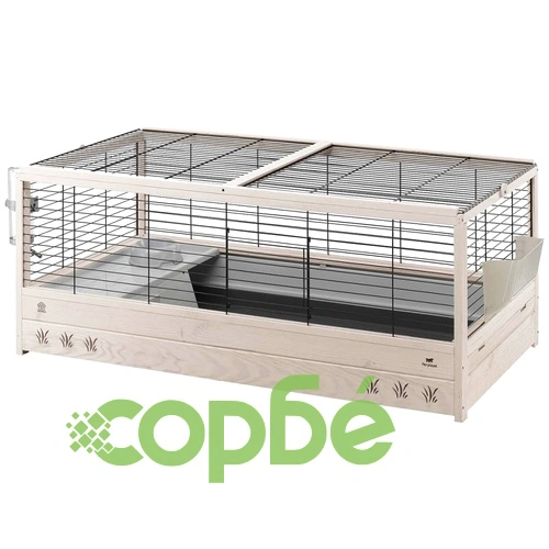 Ferplast Клетка за зайци Arena 120, 125x64,5x51 см, 57089717   ➤ топ цена ➤ sorbe.bg