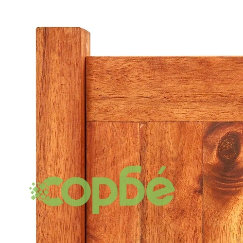 Градинска повдигната леха, акациево дърво, 100x30x25 см ➤ топ цена ➤ sorbe.bg