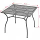 Градински комплект сгъваеми столове 5 части стомана антрацит
