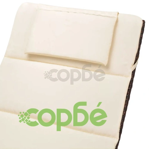 Комплект сгъваеми шезлонги, 5 части, полиратан, кафяв  ➤ топ цена ➤ sorbe.bg
