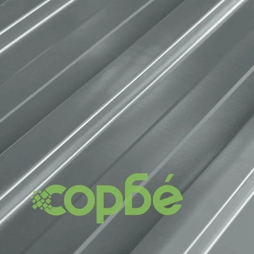 Покривни панели, 12 бр, поцинкована стомана, сиви  ➤ топ цена ➤ sorbe.bg