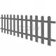 Дъсчена ограда, WPC, 200x60 см