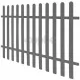 Дъсчена ограда, WPC, 200x120 см
