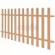 Дъсчена ограда, WPC, 200x100 см