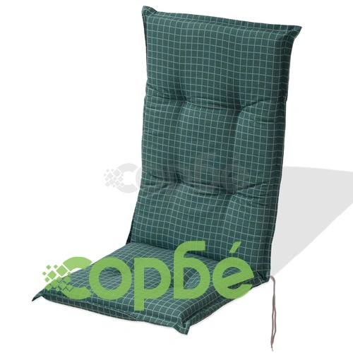 Възглавници за градински столове, 2 бр, 117х49 см, сини ➤ топ цена ➤ sorbe.bg