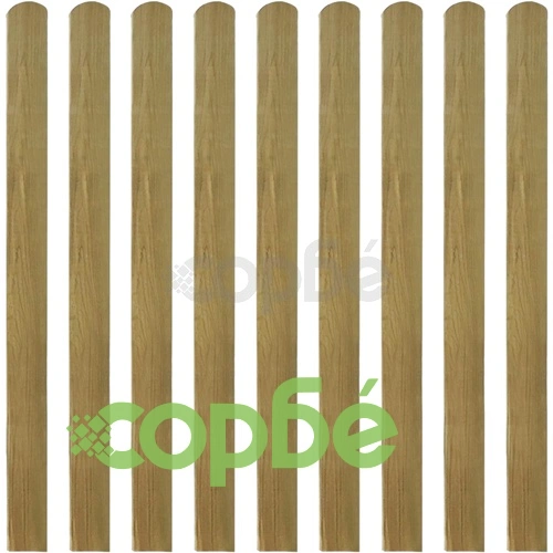 Импрегнирани летви за ограда, 10 бр, дърво, 120 см ➤ топ цена ➤ sorbe.bg