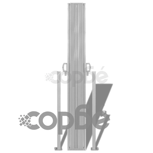 прибираща се странична тента, 180х600 см, черна ➤ топ цена ➤ sorbe.bg