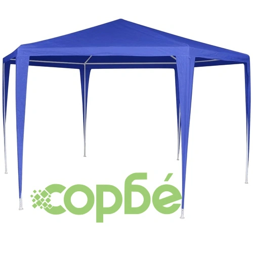 Шатра с 6 странични стени, синя, 2x2 м ➤ топ цена ➤ sorbe.bg