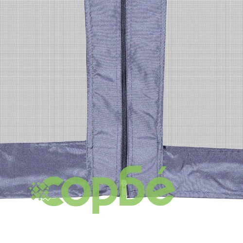 Шестоъгълна pop-up шатра с 6 стени тъмносиня 3,6x3,1 м ➤ топ цена ➤ sorbe.bg