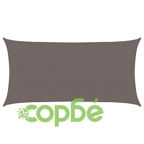 Сенник платно, HDPE, правоъгълно, 2x4 м, антрацитно черно ➤ топ цена ➤ sorbe.bg