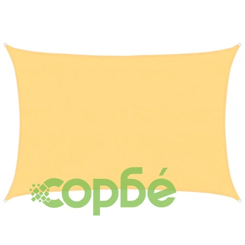 Платно-сенник, HDPE, правоъгълно, 4x6м, бежово ➤ топ цена ➤ sorbe.bg