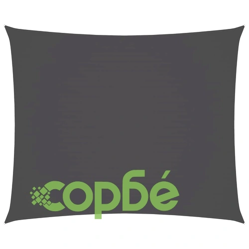 Сенник платно, правоъгълно, плат Оксфорд, 4x6 м, антрацит  ➤ топ цена ➤ sorbe.bg
