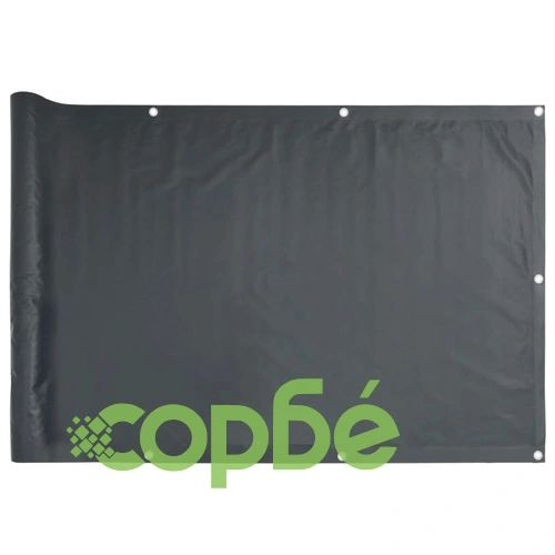 Балконски екран от оксфорд плат, 90x400 см, антрацит ➤ топ цена ➤ sorbe.bg