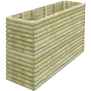 Градинска повдигната леха, 206x56x96 см, импрегниран бор