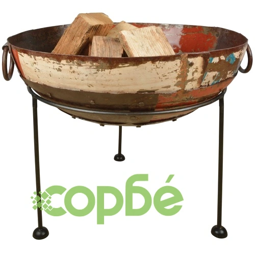 Esschert Design Купа за палене на огън, регенериран метал, M, FF276 ➤ топ цена ➤ sorbe.bg