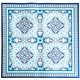 Esschert Design Градинска подложка за барбекю, 100x100 см, FF291