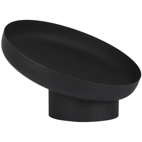 Esschert Design Купа за огън, наклонена, черна, стомана, FF402 ➤ топ цена ➤ sorbe.bg