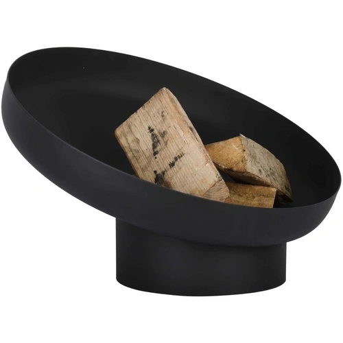 Esschert Design Купа за огън, наклонена, черна, стомана, FF402 ➤ топ цена ➤ sorbe.bg