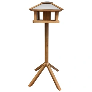 Esschert Design Хранилка за птици, квадратен стоманен покрив, FB433