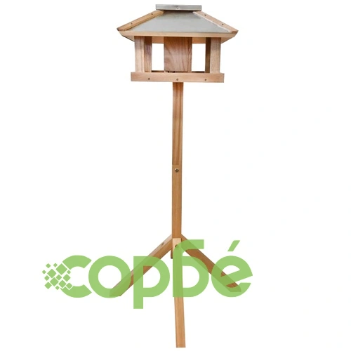 Esschert Design Хранилка за птици, квадратен стоманен покрив, FB433 ➤ топ цена ➤ sorbe.bg