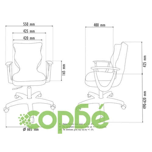Good Chair Ергономичен офис стол NORM, черен, BA-B-6-B-C-FC01-B ➤ топ цена ➤ sorbe.bg
