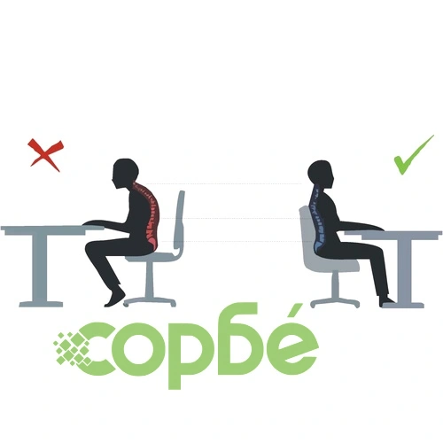 Good Chair Ергономичен офис стол NORM, сив, BA-B-6-B-C-FC03-B ➤ топ цена ➤ sorbe.bg