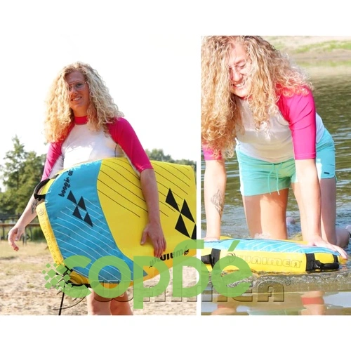 Waimea Надуваем бодиборд Boogie Air, жълто и синьо, PVC, 52WF-GEB-Uni ➤ топ цена ➤ sorbe.bg