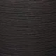 Capi Кашпа Nature Rib, 35x34 см, черна, KBLR932 