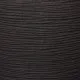 Capi Кашпа Nature Rib, 43x41 см, черна, KBLR933 Capi Кашпа Nature Rib, 43x41 см, черна, KBLR933
