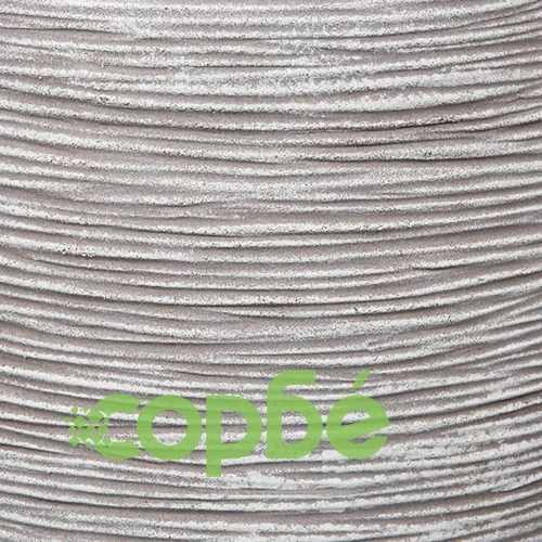 Capi Кашпа Nature Rib, 54x52 см, слонова кост, KOFI935  ➤ топ цена ➤ sorbe.bg