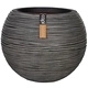 Capi Ваза Nature Rib, топка, 62x48 см, антрацит, KOFZ271