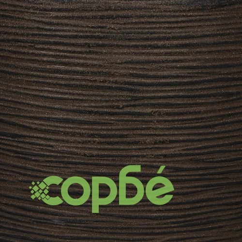 Capi Саксия за цветя Nature Rib, 35x34 см, кафява, KOFB932 ➤ топ цена ➤ sorbe.bg