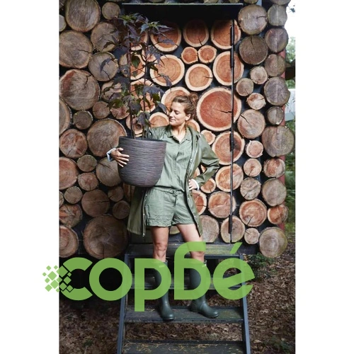Capi Саксия за цветя Nature Rib, 54x52 см, кафява, KOFB935 ➤ топ цена ➤ sorbe.bg