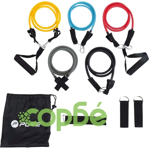 Pure2Improve Комплект фитнес ластици ➤ топ цена ➤ sorbe.bg