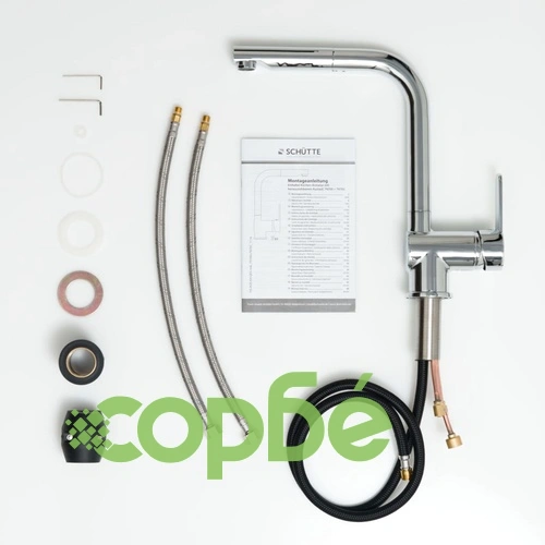 SCHÜTTE Смесител за мивка LONDON, хром ➤ топ цена ➤ sorbe.bg