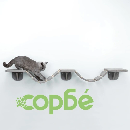 TRIXIE Катерушка за котки за монтаж на стена, 150x30 см, таупе ➤ топ цена ➤ sorbe.bg