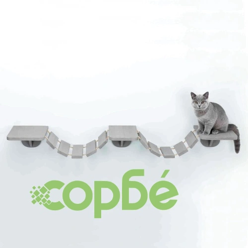 TRIXIE Катерушка за котки за монтаж на стена, 150x30 см, таупе ➤ топ цена ➤ sorbe.bg