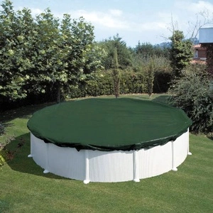 Summer Fun Зимно покривало за басейн кръгло 460 см PVC зелено