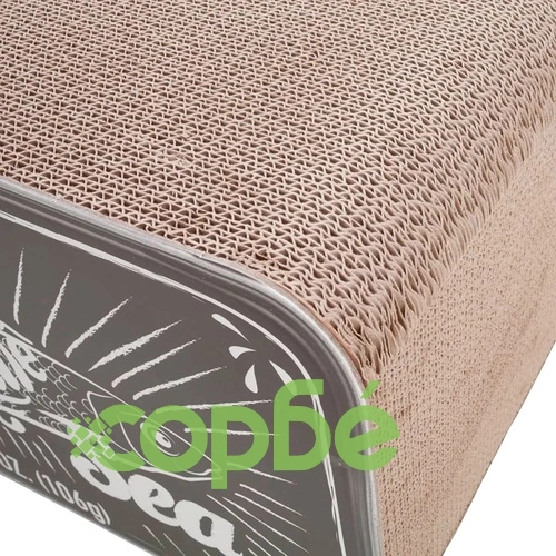 DISTRICT70 Драскалка за котки/пещера SARDINE, черна ➤ топ цена ➤ sorbe.bg