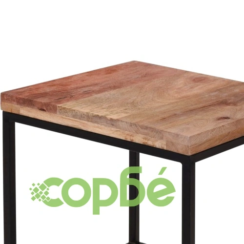 Home&Styling Комплект странични маси, 3 бр, мангово дърво  ➤ топ цена ➤ sorbe.bg