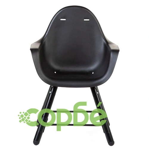 CHILDHOME 2-в-1 Бебешко столче за хранене Evolu 2, черно ➤ топ цена ➤ sorbe.bg