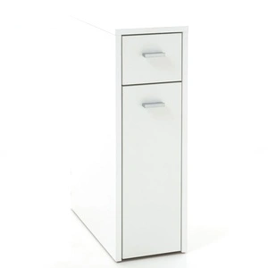 FMD Шкаф с 2 чекмеджета, 20x45x61 см, бял