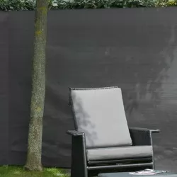 Nature Градинска визуална защита за ограда, PE, 1,5x5 м, антрацит