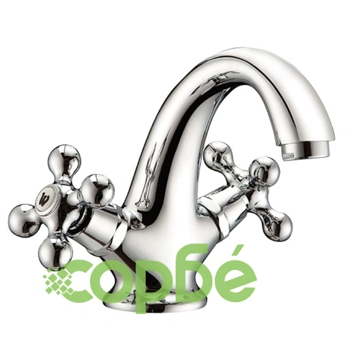 SCHÜTTE Смесител за мивка с 2 ръкохватки ELK, хром ➤ топ цена ➤ sorbe.bg