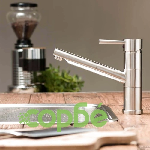 SCHÜTTE Смесител за мивка UNICORN, цвят неръждаема стомана ➤ топ цена ➤ sorbe.bg