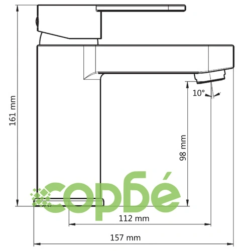SCHÜTTE Смесител за мивка ELEPHANT, матов графит ➤ топ цена ➤ sorbe.bg